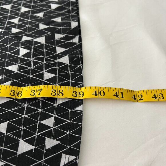 Toad&Co Women's Medium Dress Black White Geometric Print 3/4 Sleeve Eco-Friendly - Picture 6 of 6